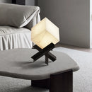 Cube Alabaster Table Lamp