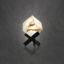 Cube Alabaster Table Lamp