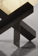 Cube Alabaster Table Lamp