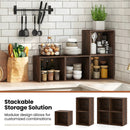 Cube Storage Organizer Stackable Open Book Shelf Wooden Display Shelving Unit by LJGDeals