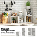 Cube Storage Organizer Stackable Open Book Shelf Wooden Display Shelving Unit by LJGDeals