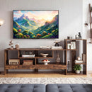 TV Stand for 55 Inch TV with Power Outlets and Storage by DirectDeals