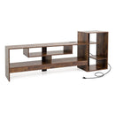 TV Stand for 55 Inch TV with Power Outlets and Storage by LJGDeals