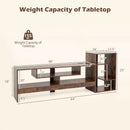 TV Stand for 55 Inch TV with Power Outlets and Storage by DirectDeals