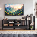 TV Stand for 55 Inch TV with Power Outlets and Storage by DirectDeals