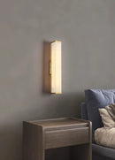 Cuboid Alabaster Wall Light