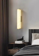 Cuboid Alabaster Wall Light