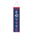 Chicago Cubs 8" x 32" Wool Banner by Dynasty Sports & Framing