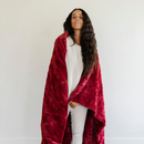 PATTERNED FAUX FUR XL THROW BLANKETS by Saranoni