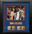 Steph Curry & LeBron James Olympic Celebration 8x10 Framed Basketball Photo with Engraved Autographs by Dynasty Sports & Framing