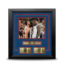 Steph Curry & LeBron James Olympic Celebration 8x10 Framed Basketball Photo with Engraved Autographs by Dynasty Sports & Framing