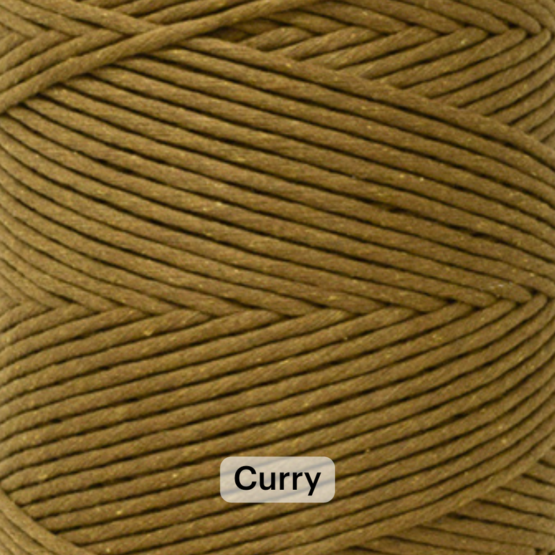SOFT COTTON CORD ZERO WASTE 4 MM - 1 SINGLE STRAND - SAMPLES