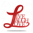 Cursive Live Laugh Love