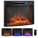 Curved Recessed Electric Fireplace Insert with Remote Control and Overheat Protection-26 Inch by LJGDeals