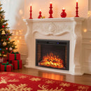 Curved Recessed Electric Fireplace Insert with Remote Control and Overheat Protection-26 Inch by LJGDeals