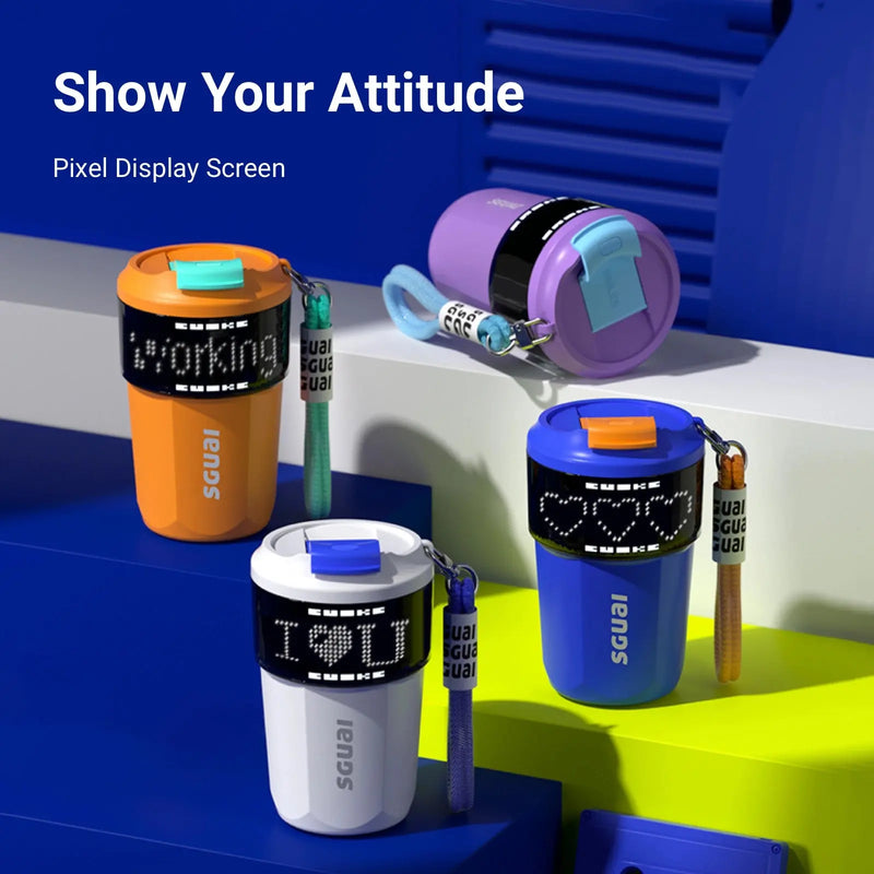 Custom Smart Reusable Insulated Iced Coffee Cup