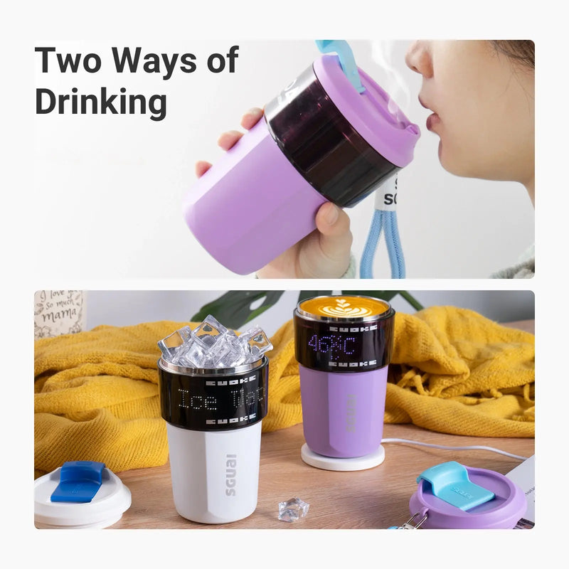 Custom Smart Reusable Insulated Iced Coffee Cup