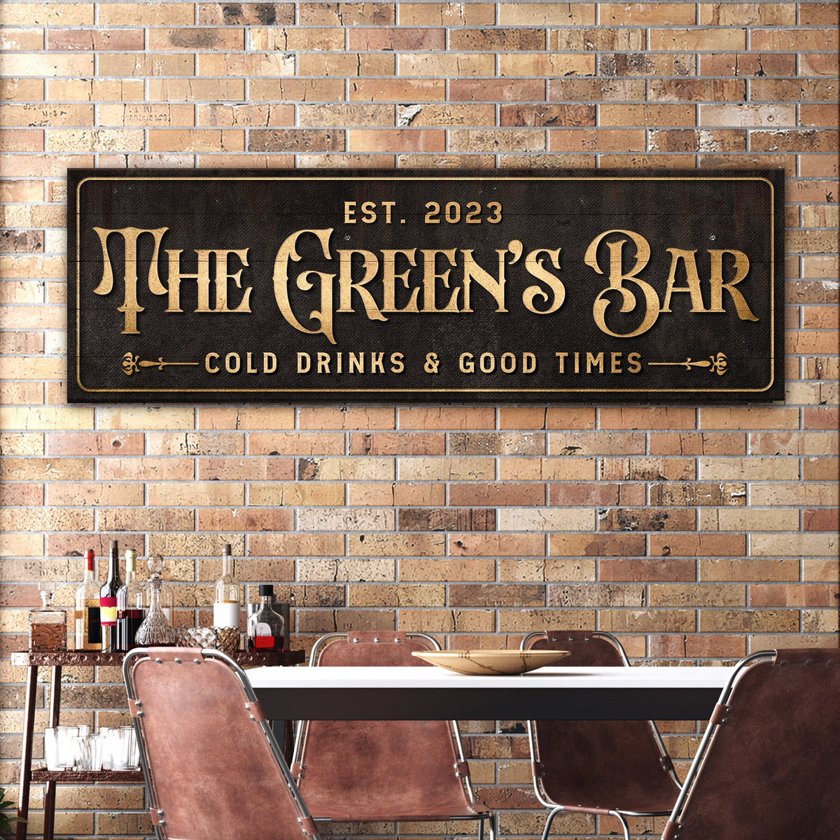 Custom Bar Sign III, photo 2 of 7
