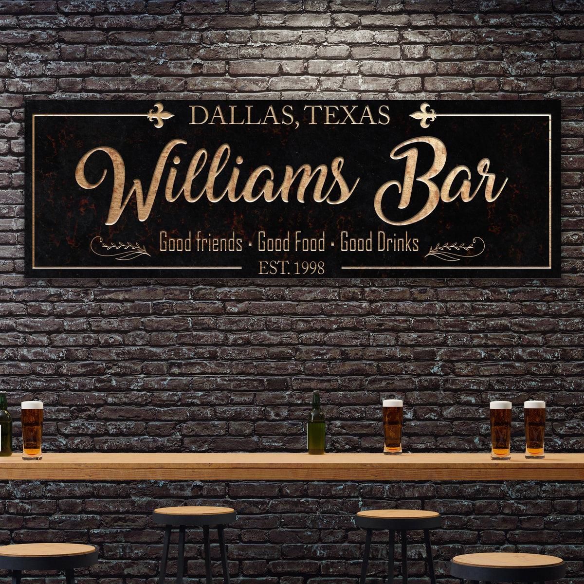 Custom Bar Sign, photo 2 of 7