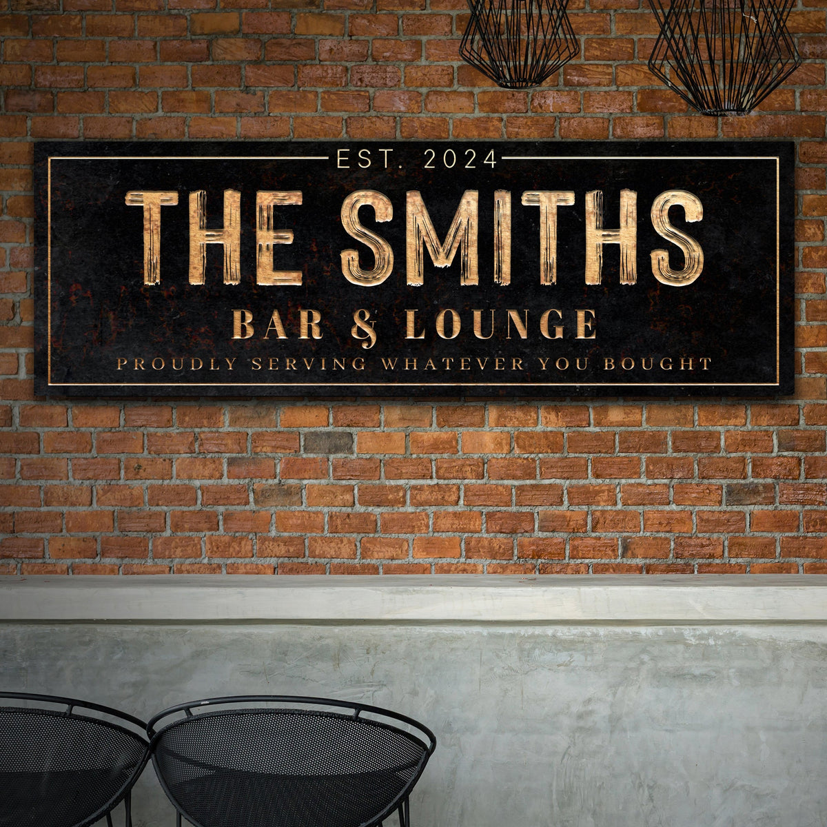 Custom Bar & Lounge Sign, photo 3 of 7