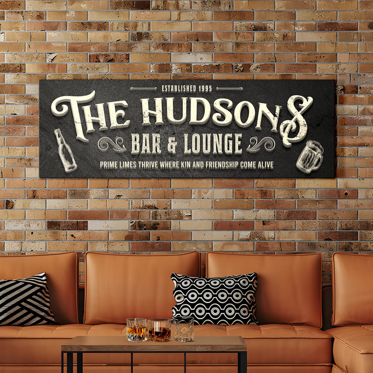 Custom Bar & Lounge Sign II, photo 3 of 7