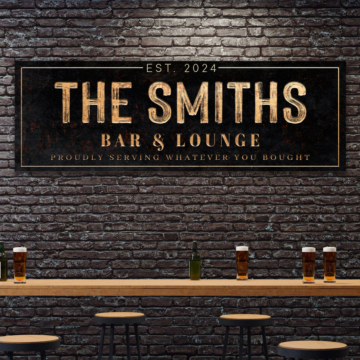 Custom Bar & Lounge Sign, photo 2 of 7