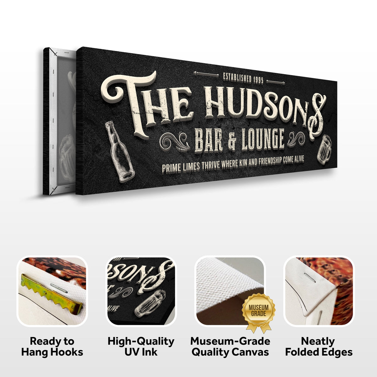 Custom Bar & Lounge Sign II, photo 4 of 7