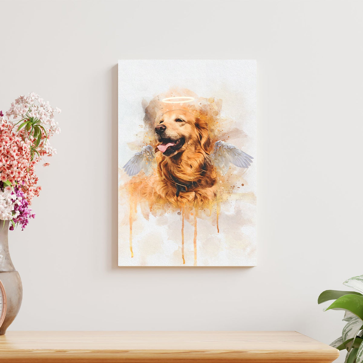 Custom Dog Watercolor Portrait, photo 2 of 8