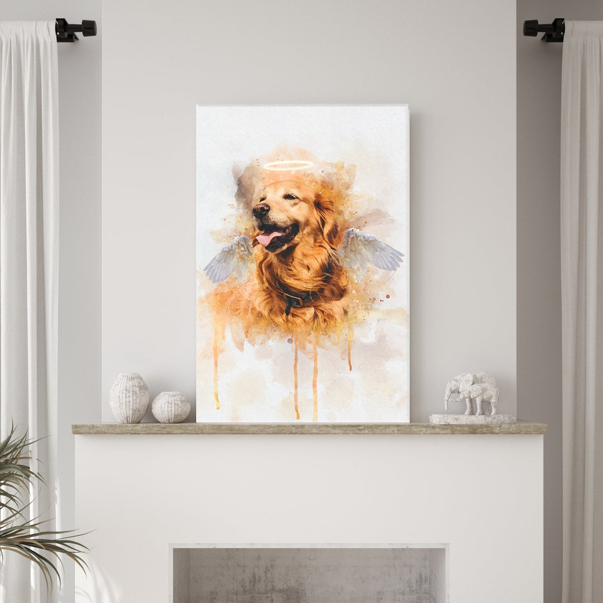 Custom Dog Watercolor Portrait, photo 3 of 8