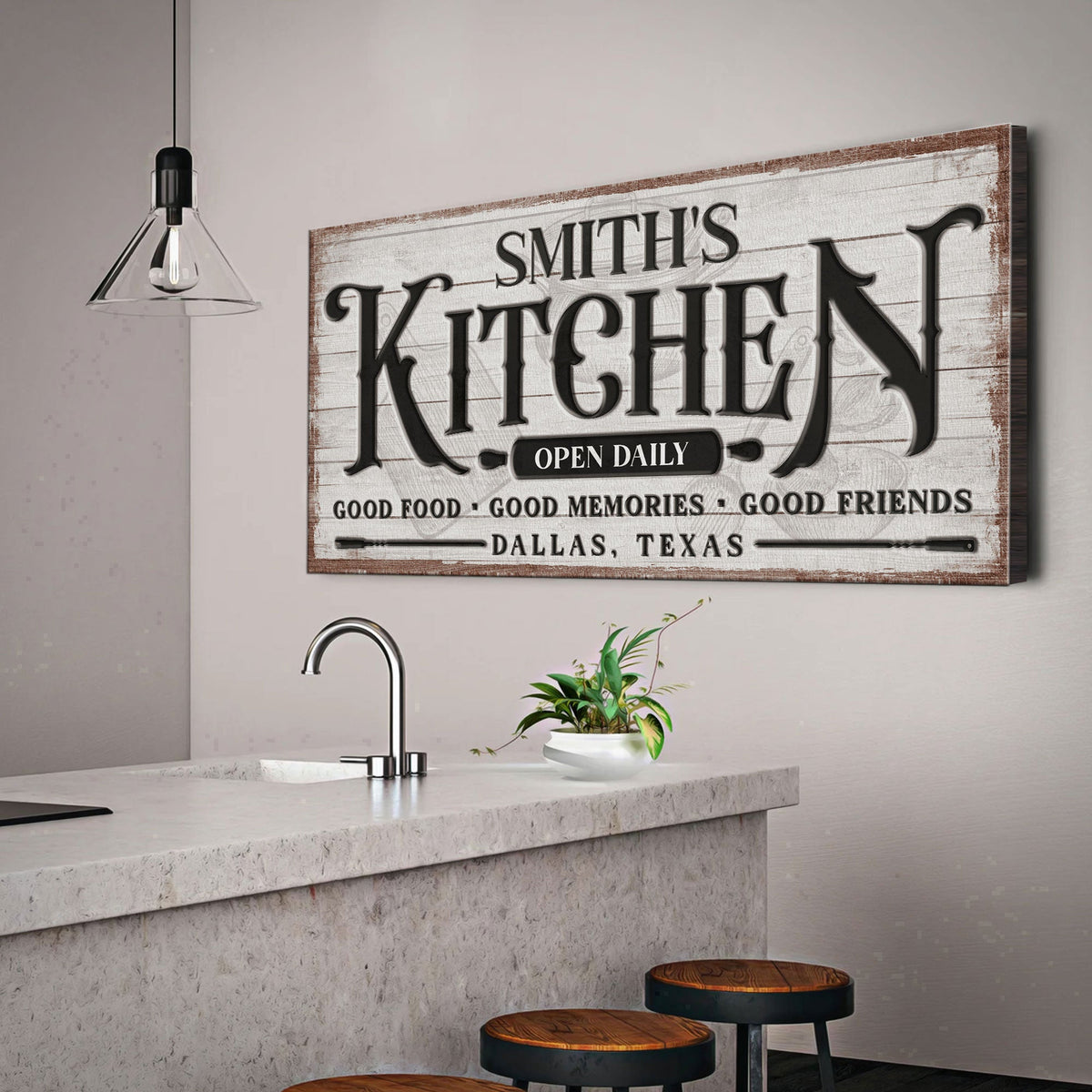 Custom Kitchen Sign, photo 2 of 7