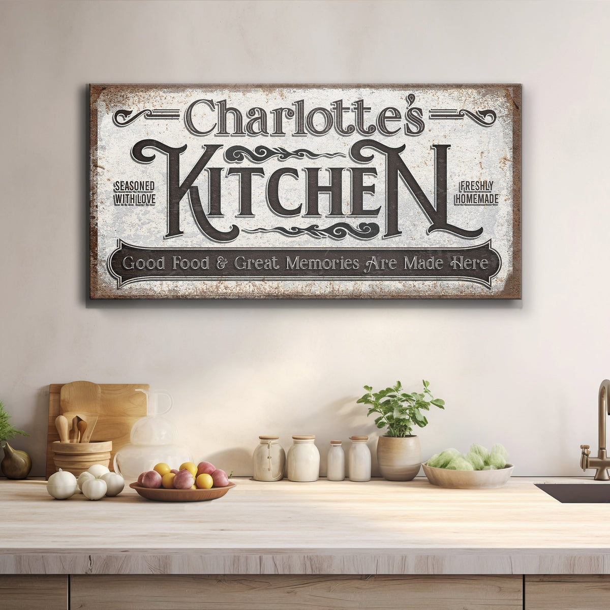 Custom Kitchen Sign II, photo 3 of 7