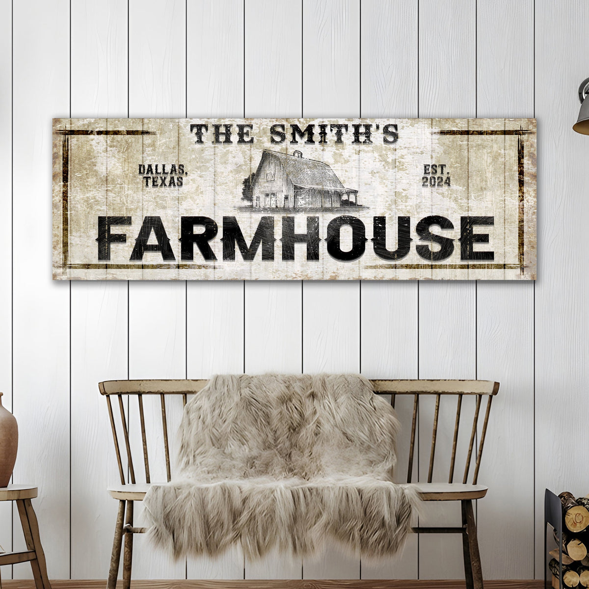 Custom Rustic Farmhouse Sign, photo 2 of 7