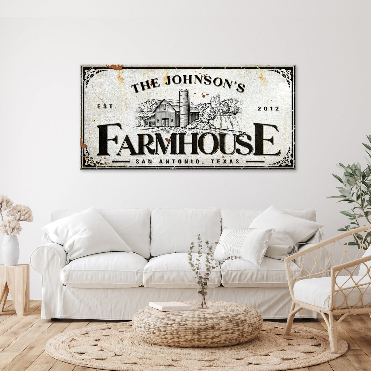 Custom Rustic Farmhouse Sign III, photo 3 of 7