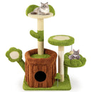 Cute Cat Tree Indoor Pet Jungle Activity Center-Green by LJGDeals