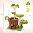 Cute Cat Tree Indoor Pet Jungle Activity Center-Green by LJGDeals