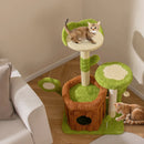 Cute Cat Tree Indoor Pet Jungle Activity Center-Green by LJGDeals
