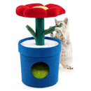 Cute Cat Tree with Flower Padded Perch for Indoor Cats by LJGDeals