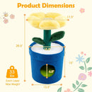 Cute Cat Tree with Flower Padded Perch for Indoor Cats by LJGDeals