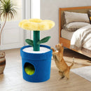 Cute Cat Tree with Flower Padded Perch for Indoor Cats by LJGDeals