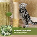 Cute Cat Tree with Sisal Scratching Posts and Dangling Ball by LJGDeals