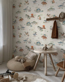 Gentle Dino Days – Dinosaur Wallpaper for Nurseries & Kids Rooms