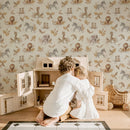 Safari Dreams – Neutral Safari Animal Wallpaper for Nurseries & Kids Rooms