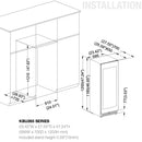 47-Inch Upright Triple-Zone Wine & Beverage Center by KingsBottle.com