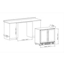 36-inch Beer and Wine Cooler Combination with Low-E Glass Door