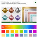 48“ Freestanding Custom Gas Range with 8 Sealed Burners Cooktop, Rapid Convection Oven, Natural Gas/LP Convertible - AK-G48N05A-3