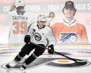 Cutter Gauthier Philadelphia Flyers Autographed 11" x 14" Draft Hockey Collage Photo by Dynasty Sports & Framing