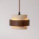 Cylinder Stonova Travertine Pendant Lamp