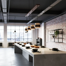 Cylinder Stonova Travertine Pendant Lamp