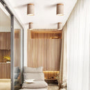 Cylinder Travertine Ceiling Light