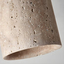 Cylinder Travertine Ceiling Light